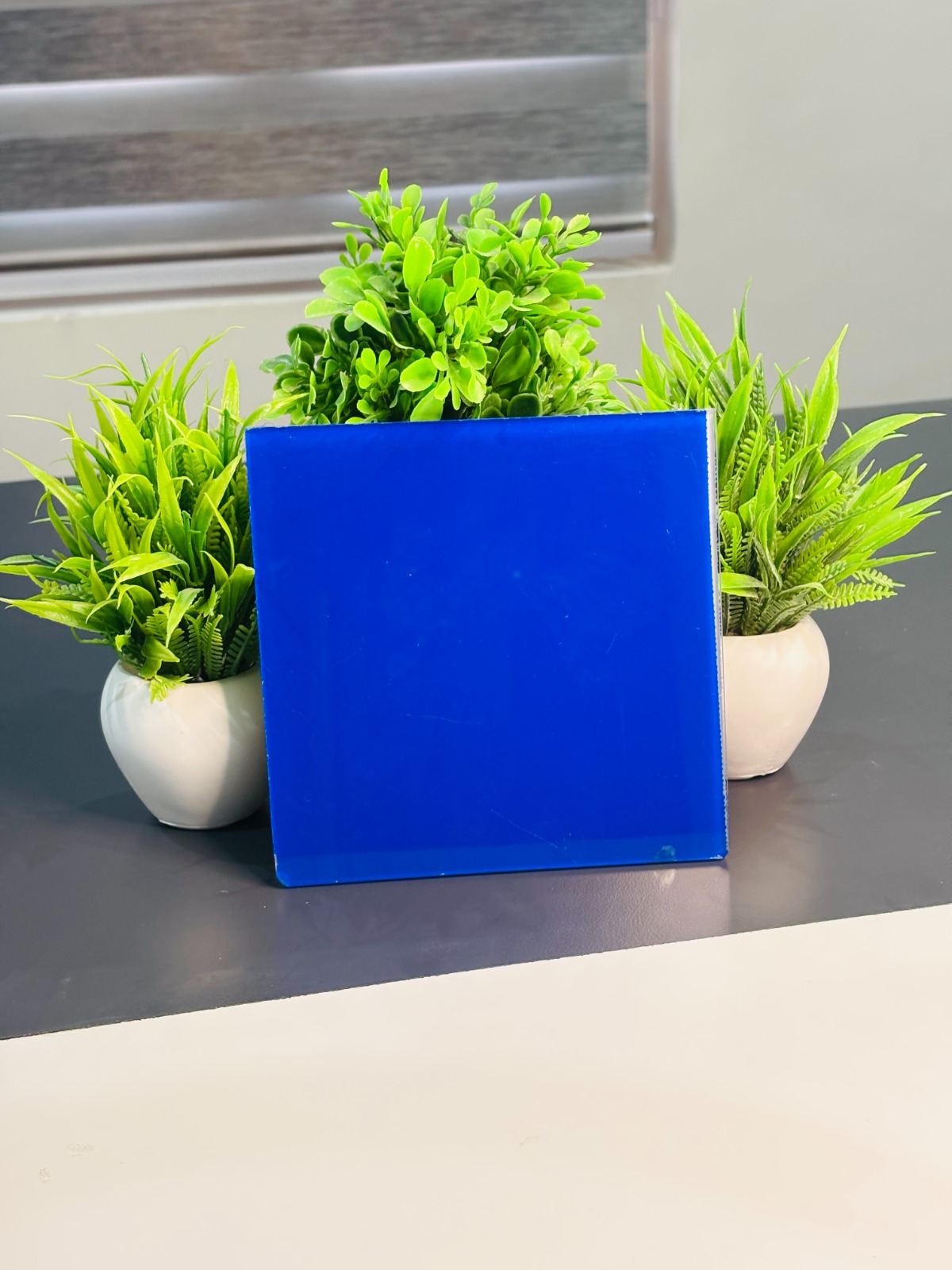 Blue Lacquer Glass