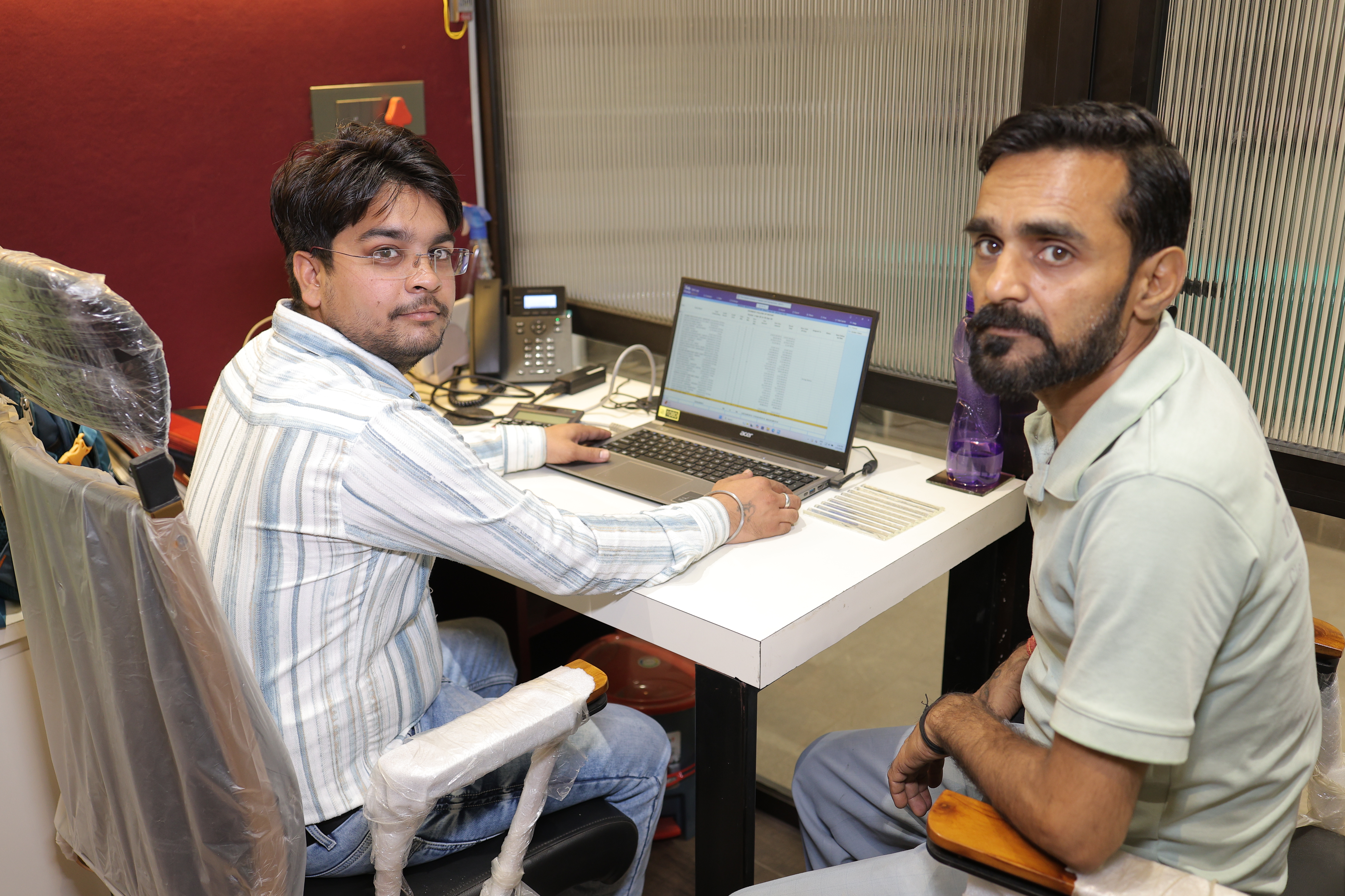 Tirupati Glass team coordination desk