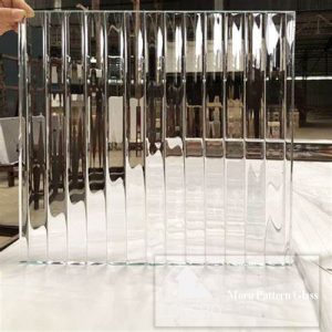 Low-iron-Moru-pattern-fluted-glass-figured-glass-4-5mm-5mm-6mm-8mm-10mm