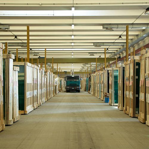 Glass sheet ready for delivery